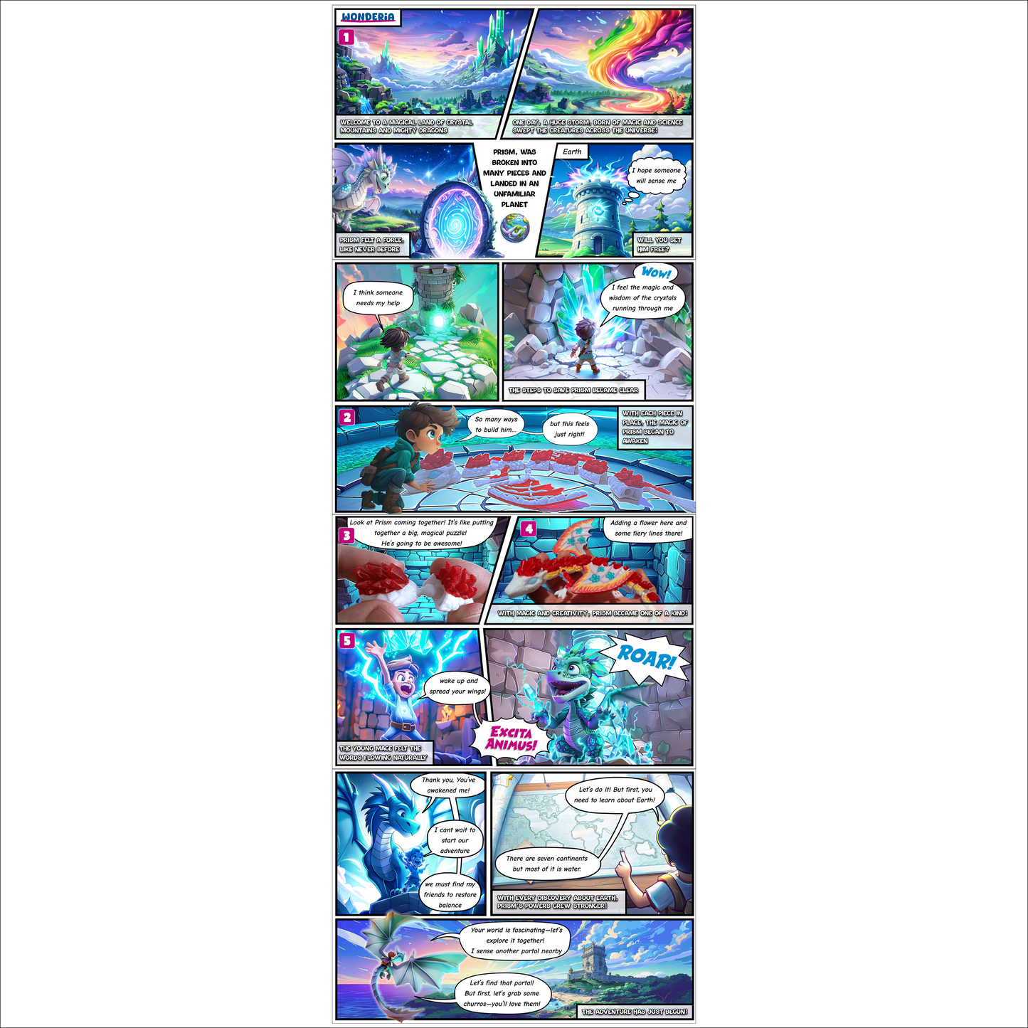 Salvar a Prism - Un Kit Creativo Mágico (4 a 10 años)